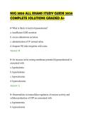 NSG 3850 ALL EXAMS STUDY GUIDE 2026&NewLine;COMPLETE SOLUTIONS GRADED A&plus;