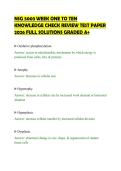 NSG 5003 WEEK ONE TO TEN&NewLine;KNOWLEDGE CHECK REVIEW TEST PAPER&NewLine;2026 FULL SOLUTIONS GRADED A&plus;&NewLine;