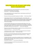 Notary Public Exam with all Correct & 100&percnt; Verified Answers &vert;Guaranteed to Pass