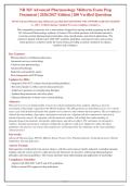 NR 565 Advanced Pharmacology Midterm Exam &vert; 200 Q&A Practice Test with Rationales &vert; 2026&sol;2027 Edition