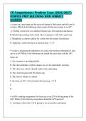 ATI Comprehensive Predictor Exam &lpar;2026&sol;2027&rpar;&NewLine;VERIFIED PREP QUESTIONS WITH CORRECT&NewLine;ANSWERS