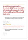 Enrolled Agent Special Enrollment Examination &lpar;SEE&rpar; Practice Exam 2026 &vert; 100 Questions & Answers with Detailed Rationales &vert; Complete EA Exam Prep & Study Guide