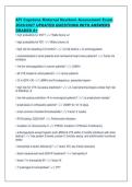 ATI Capstone Maternal Newborn Assessment Exam&NewLine;2026&sol;2027 UPDATED QUESTIONS WITH ANSWERS&NewLine;GRADED A&plus;