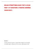  Relias Dysrhythmia Basic Test A Exam Prep&colon; 35 Questions & Verified Answers &lpar;2026&sol;2027&rpar;