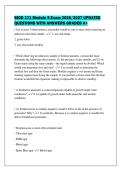 BIOD 171 Modules 4 and 5 A&plus; Verified Bundle &vert; Updated Questions&comma; Detailed Answers and Exam Prep