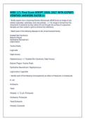 BIOD 171 Final Exam SCRIPT 2026&sol;2027 WITH EXPERTVERIFIED ANSWERS RATED A&plus;&NewLine;