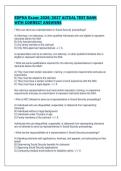 EDPNA Exam&colon; 2026&sol;2027 ACTUAL TEST BANK&NewLine;WITH CORRECT ANSWERS