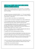EDPNA Exam SCRIPT 2026&sol;2027 WITH EXPERTVERIFIED ANSWERS RATED A&plus;