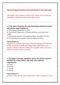 Kentucky Boiler Contractor License Exam Prep &vert; Complete Practice Test & Verified Answers &lpar;2025&ndash;2027 Regulatory Update&rpar;