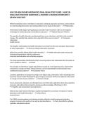 NUR 330 HEALTHCARE INFORMATICS FINAL EXAM STUDY GUIDE &vert; NUR 330 FINAL EXAM PRACTICE QUESTIONS & ANSWERS &vert; NURSING INFORMATICS REVIEW 2026&sol;2027