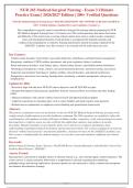 NUR 265 Medical-Surgical Nursing Exam 3 Ultimate Practice Test &vert; 200&plus; Questions with Rationales &vert; 2026&sol;2027 Updates