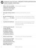 Air Methods Critical Care Frequently Tested Questions Exam Study Guide 2026&sol;2027 Accurate Questions with Correct Detailed Solutions &vert;&vert; 100&percnt; Guaranteed Pass Newest Version