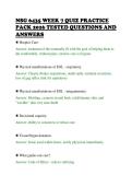 NSG 6435 WEEK 7 QUIZ PRACTICE&NewLine;PACK 2026 TESTED QUESTIONS AND&NewLine;ANSWERS&NewLine;