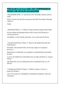 FTCE Health K-12 Exam 2026&sol;2027 COMPREHENSIVE&NewLine;REVIEW AND DETAILED EXPLANATIONS