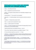 FTCE Health K-12 Comprehensive A&plus; Bundle &vert; Detailed Answers and Complete Exam Review