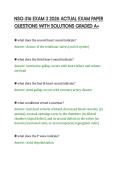 NSG-316 EXAM 3 2026 ACTUAL EXAM PAPER&NewLine;QUESTIONS WITH SOLUTIONS GRADED A&plus;