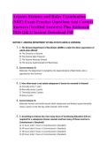 Arizona Statutes and Rules Examination &lpar;SRE&rpar; Exam Practice Questions And Correct Answers &lpar;Verified Answers&rpar; Plus Rationale 2026 Q&A&vert; Instant Download Pdf&NewLine;