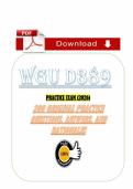 WGU D389 Practice Exam &lpar;PDF&rpar; &vert; 2026 WGU D389 Questions & Answers &vert; Western Governors University