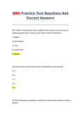 QMA Practice Test Questions and Correct Answers &vert; Exam Study Guide