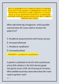 HESI Leadership Exam 2026-2027&colon; The Complete Test Bank with 100&plus; Practice Questions&comma; Verified Answers&comma; and Detailed Rationales &vert; Updated for Nursing Leadership Success