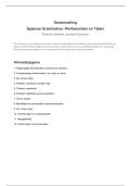 Samenvatting Spaanse Grammatica &ndash; Ser&sol;Estar&comma; Por&sol;Para & Alle Werkwoordstijden
