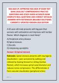 NSG 6020 3P Exam Test Bank 2026-2027&colon; The Complete Study Guide with 150&plus; Practice Questions&comma; Verified Answers&comma; and Clinical Rationales &vert; Updated for Advanced Health Assessment