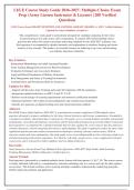 LI&sol;LE Course Study Guide 2026-2027&colon; 200 Verified Multiple-Choice Questions & Answers for Army License Instructor & License Exam