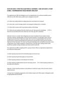 NUR 304 EXAM 1 PRACTICE QUESTIONS & ANSWERS &vert; NUR 304 EXAM 1 STUDY GUIDE &vert; COMPREHENSIVE NCLEX REVIEW 2026&sol;2027