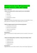 OPOTA Practice Test&colon; 200 Questions and Verified Answers &vert; 2026&ndash;2027 Edition&NewLine;