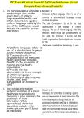 PNC Exam &num;3 with all Correct & 100&percnt; Verified Answers &vert;Actual Complete Exam &vert;Already Graded A&plus;
