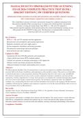 MASSACHUSETTS SPRINKLER FITTER LICENSING EXAM 2026 &vert; COMPLETE PRACTICE TEST BANK WITH 250 VERIFIED QUESTIONS AND RATIONALES