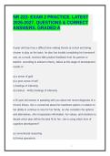 NR 222- EXAM 2 PRACTICE&period; LATEST 2026-2027&period; QUESTIONS & CORRECT ANSWERS&period; GRADED A