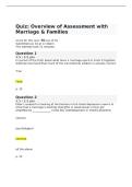EDCO 820 Quiz 1&colon; Overview of Assessment with Marriage & Families &vert; 20 Questions and Answers &vert; 2026 Update &vert; 100&percnt; Correct&period;