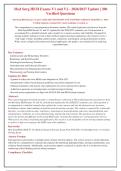 Med Surg HESI V1 & V2 &vert; 200&plus; Verified Questions & Answers &vert; 2026&sol;2027 Exam Update &vert; A&plus; Graded