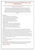 APEA 3P Exam Test Bank 2026-2027&colon; 200 Verified Questions with Rationales