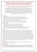 NUR 6121 Advanced Practice Nursing II Complete Study Bundle &vert; Exams 1&comma; 2 & 3 &vert; 250&plus; Q&A with Rationales &vert; William Paterson University 2026&sol;2027