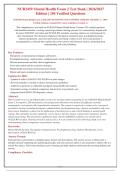 NUR2459 Mental Health Exam 2 Test Bank &vert; 2026&sol;2027 Questions & Answers with Rationales &vert; Updated for NCLEX-RN