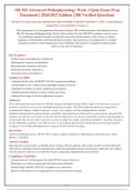 NR 565 Week 2 Quiz 2026&colon; 200 Verified Advanced Pathophysiology Q&A with Rationales for an A&plus; Grade