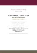 NUR 6111 EXAM 2 STUDY GUIDE &vert; QUESTIONS AND ANSWERS &vert; 2026 UPDATE &vert; 100&percnt; CORRECT&period;