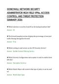 SONICWALL NETWORK SECURITY&NewLine;ADMINISTRATOR HIGH-YIELD VPNs&comma; ACCESS&NewLine;CONTROL&comma; AND THREAT PROTECTION&NewLine;SUMMARY 2026&NewLine;