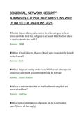 SONICWALL NETWORK SECURITY&NewLine;ADMINISTRATOR PRACTICE QUESTIONS WITH&NewLine;DETAILED EXPLANATIONS 2026&NewLine;