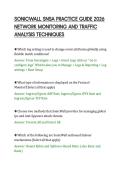 SONICWALL SNSA PRACTICE GUIDE 2026&NewLine;NETWORK MONITORING AND TRAFFIC&NewLine;ANALYSIS TECHNIQUES&NewLine;