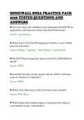 SONICWALL SNSA PRACTICE PACK&NewLine;2026 TESTED QUESTIONS AND&NewLine;ANSWERS&NewLine;