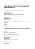 NUR 622 TEST ONE MODULE 4 STUDY GUIDE &vert; NUR 622 MODULE 4 PRACTICE QUESTIONS & ANSWERS &vert; COMPREHENSIVE ADVANCED NURSING REVIEW 2026&sol;2027
