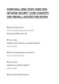SONICWALL SNSA STUDY GUIDE 2026&NewLine;NETWORK SECURITY CORE CONCEPTS&NewLine;AND FIREWALL ARCHITECTURE REVIEW