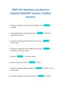 FDNY S12 Questions and Answers &NewLine;Updated 2026&sol;2027 Version &vert; Verified &NewLine;Answers 