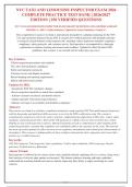 NYC TLC Inspector Exam 2026 &vert; 250 Practice Questions & Verified Answers &vert; Latest 2026&sol;2027 Guidelines &vert; Graded A&plus;