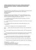 INTERNAL MEDICINE EOR EXAM STUDY GUIDE &vert; INTERNAL MEDICINE EOR PRACTICE QUESTIONS & ANSWERS &vert; COMPREHENSIVE BOARD REVIEW 2026&sol;2027
