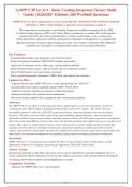 AMPP CIP Level 1 Basic Coating Inspector Theory Study Guide &vert; 200&plus; Verified Questions & Answers &vert; 2026&sol;2027 Exam Prep &vert; Updated Standards