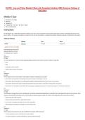 EL5753 - Law and Policy Module 5 Quiz with Complete Solutions 2026 American College of Education